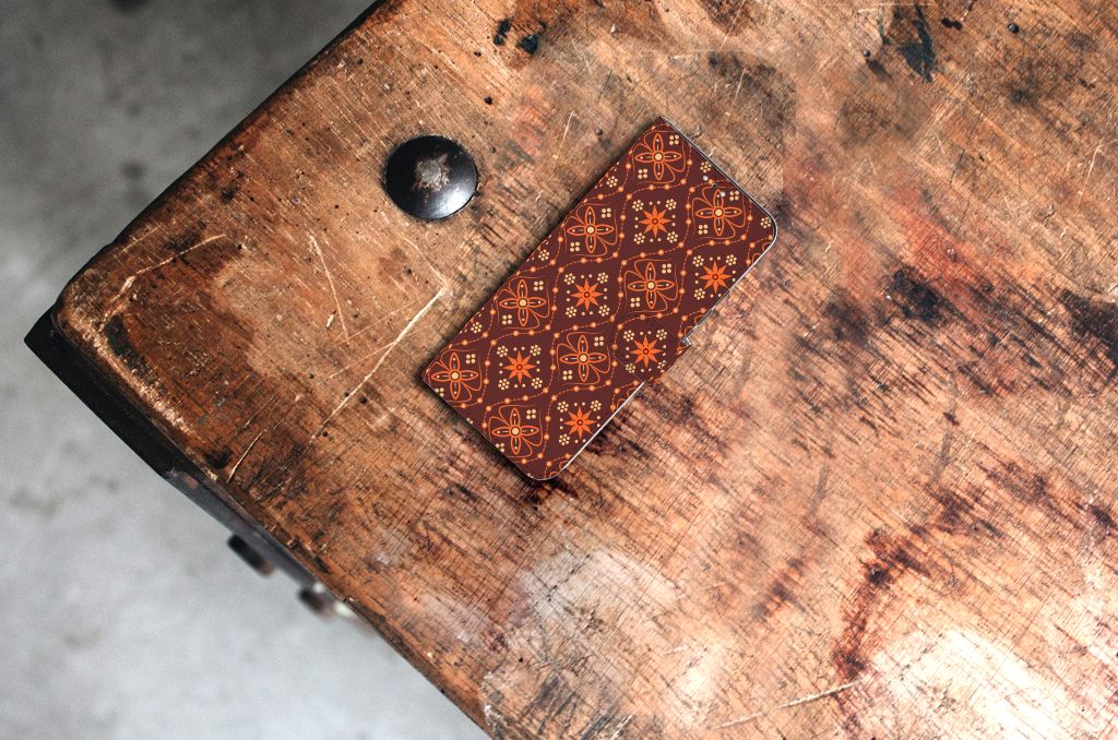 Samsung Galaxy S22 Plus Telefoon Hoesje Batik Brown