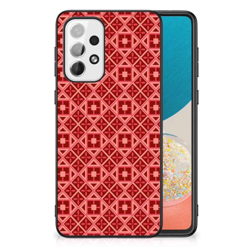 Samsung Galaxy A73 Back Case Batik Rood