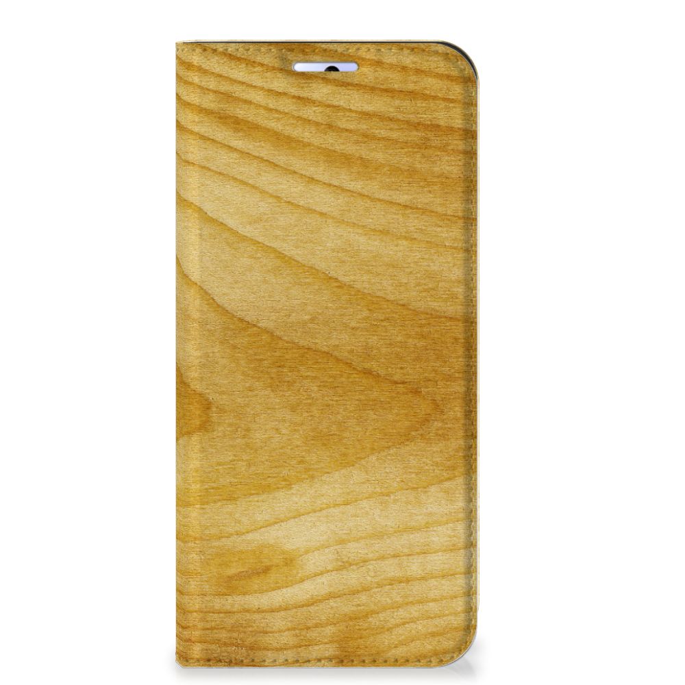 Motorola Moto G31 | G41 Book Wallet Case Licht Hout - B2C Telecom