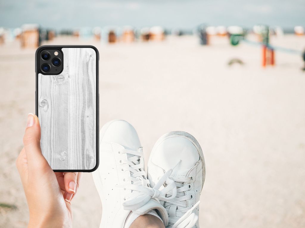 Apple iPhone 11 Pro Max Grip Case White Wood B2C Telecom