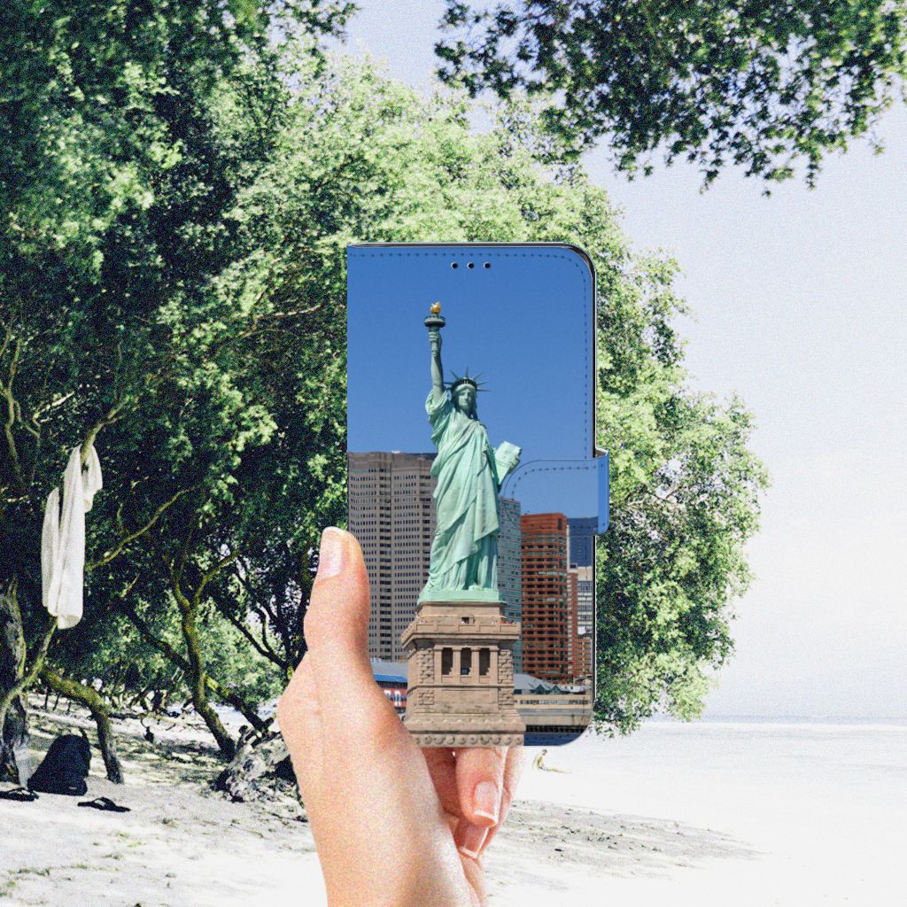 Motorola Edge 30 Pro Flip Cover Vrijheidsbeeld