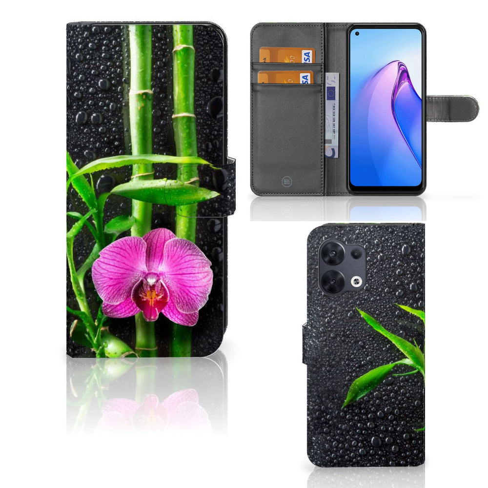 OPPO Reno8 Hoesje Orchidee
