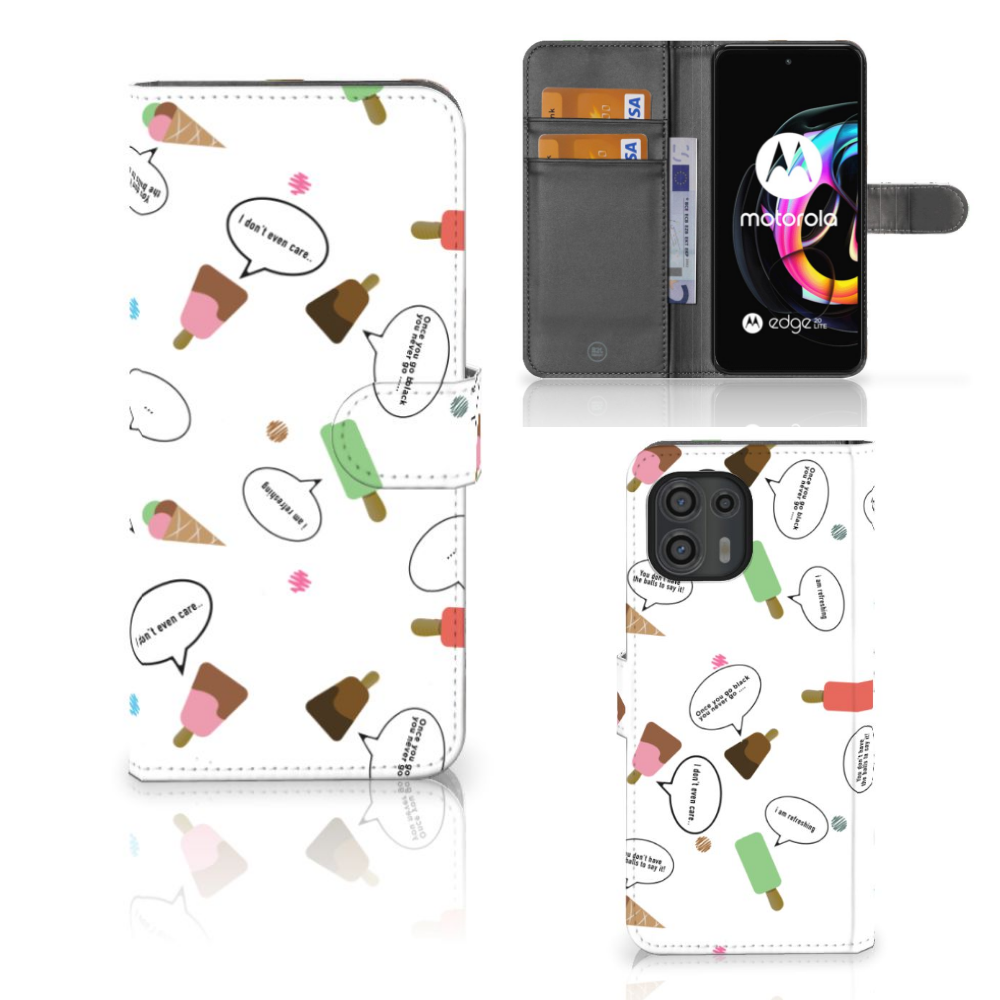 Motorola Edge 20 Lite Book Cover IJsjes