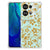 OPPO Reno8 Case Gouden Bloemen