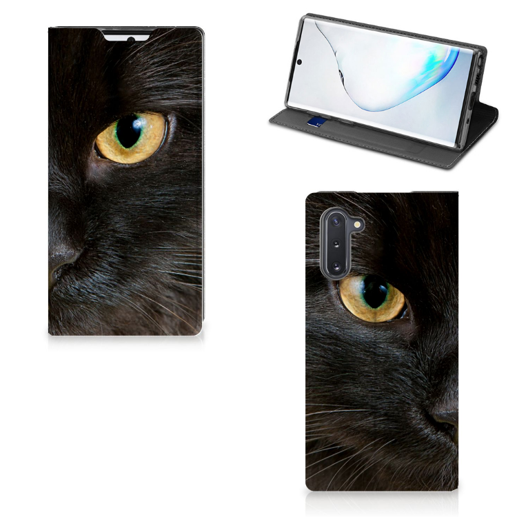 Samsung Galaxy Note 10 Hoesje maken Zwarte Kat