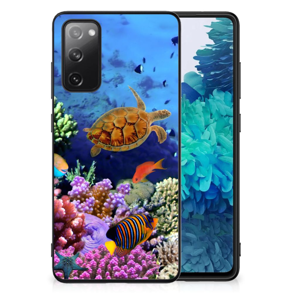 Samsung Galaxy S20 FE Dierenprint Telefoonhoesje Vissen B2C Telecom