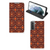 Samsung Galaxy S21 FE Hoesje met Magneet Batik Brown - B2C Telecom