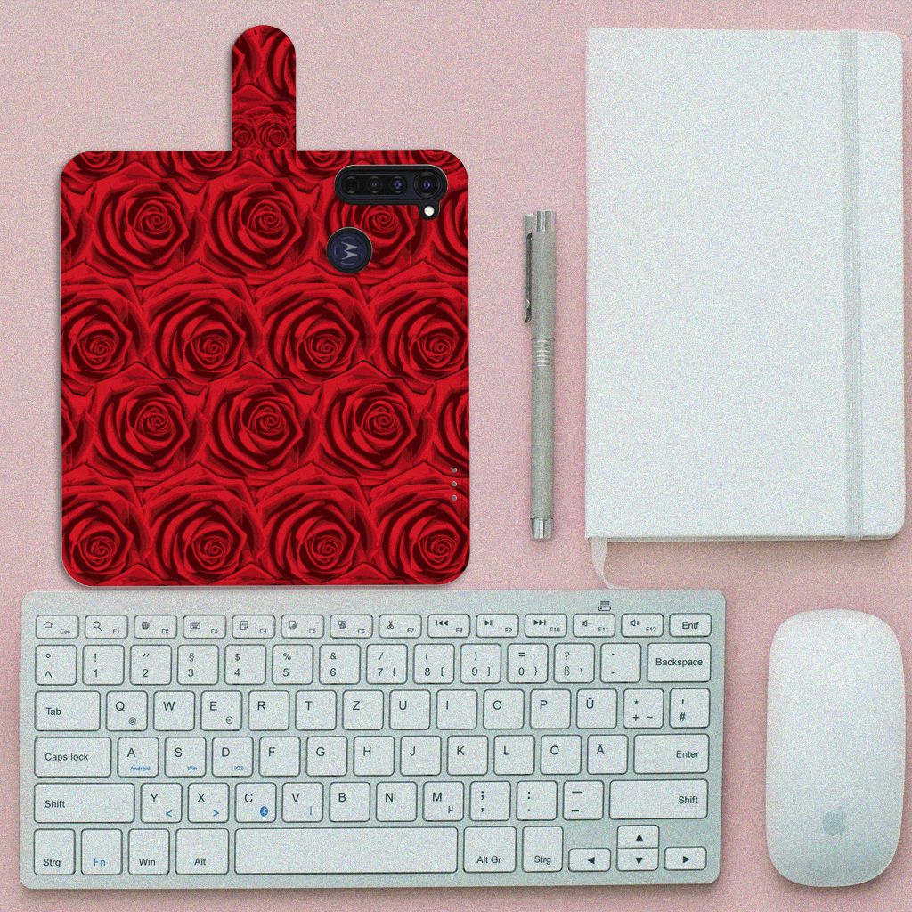 Motorola Moto G Pro Hoesje Red Roses