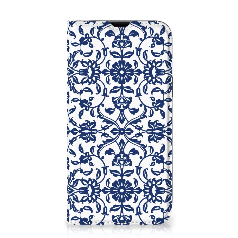 iPhone 13 Smart Cover Flower Blue