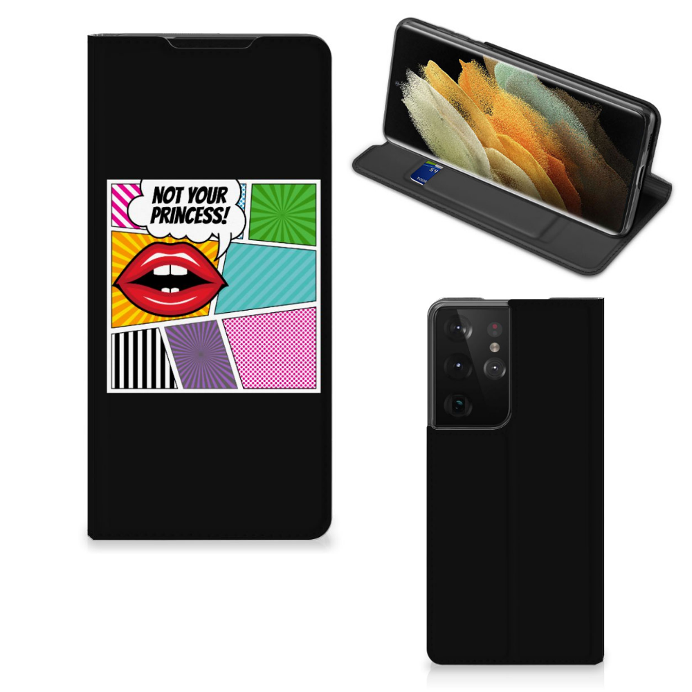 Samsung Galaxy S21 Ultra Hippe Standcase Popart Princess