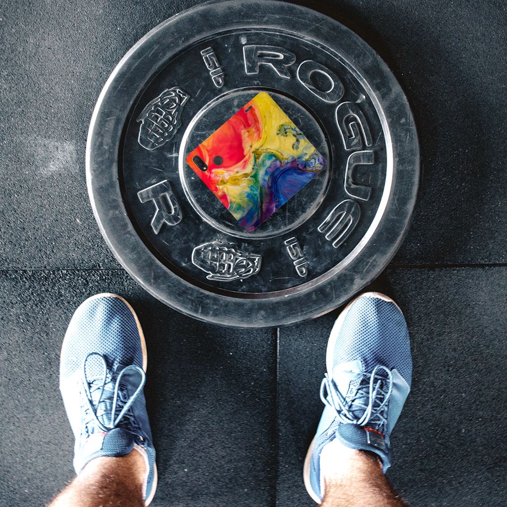 Bookcase Huawei P Smart Plus Watercolor Dark