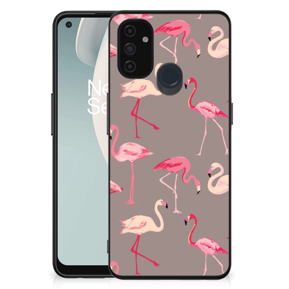 OnePlus Nord N100 Dierenprint Telefoonhoesje Flamingo B2C Telecom