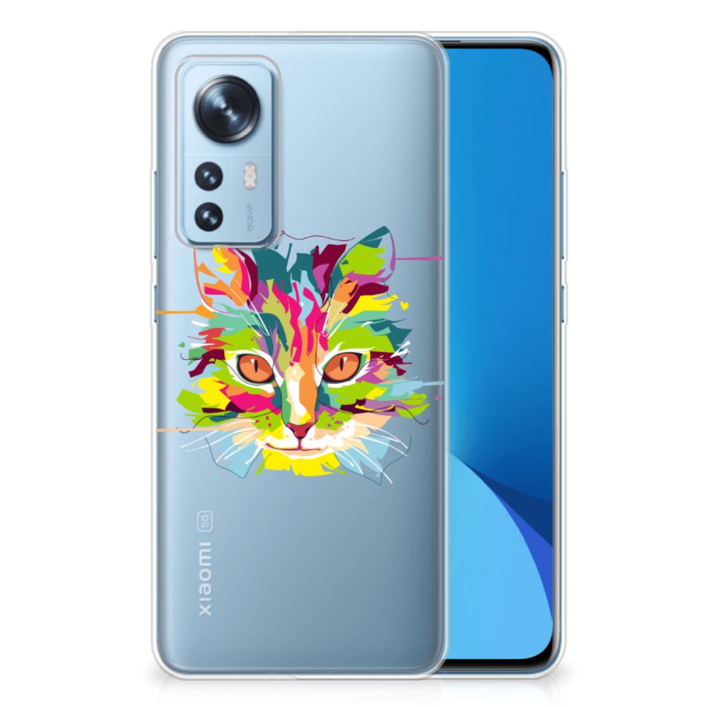 Xiaomi 12 | 12X Telefoonhoesje met Naam Cat Color