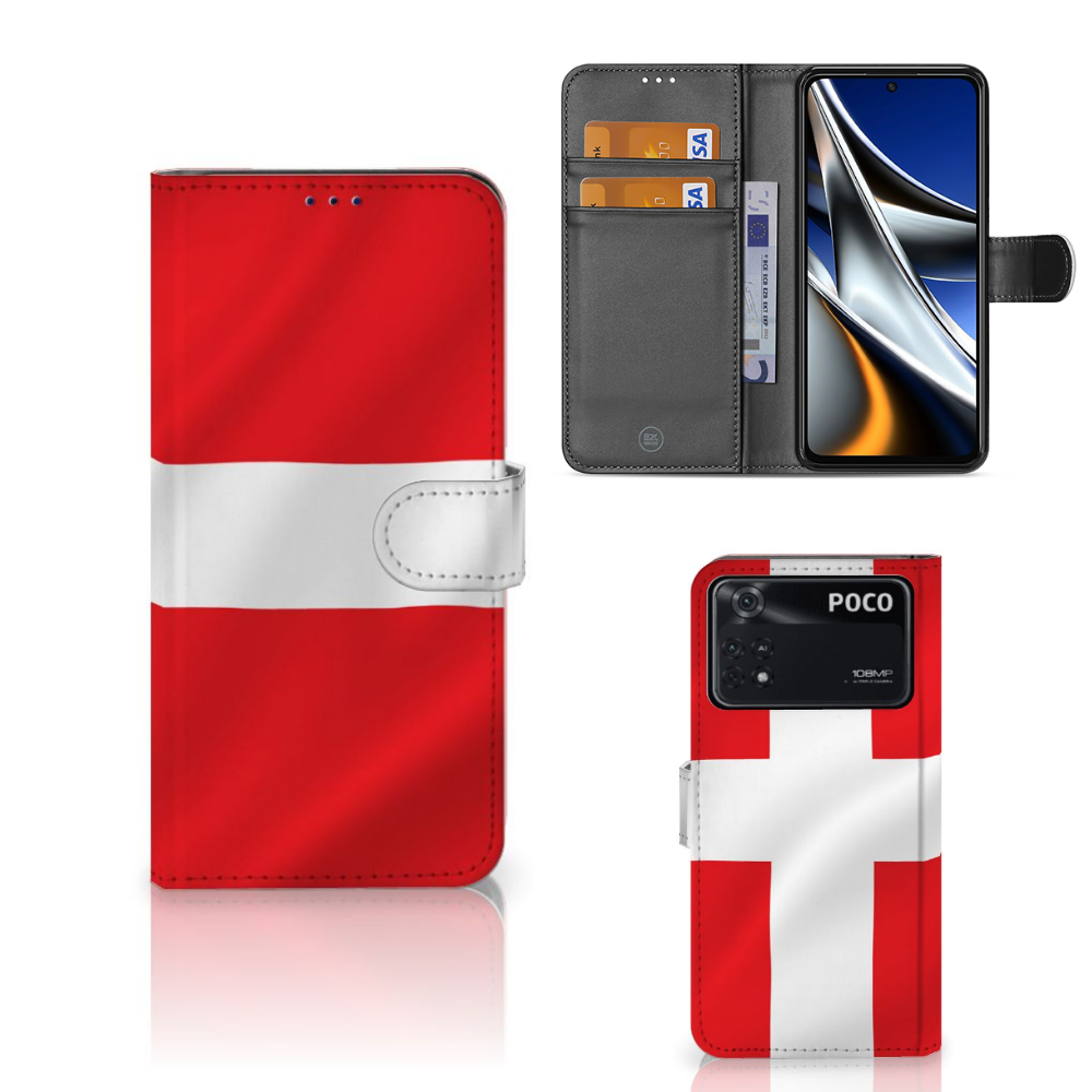 Xiaomi Poco X4 Pro 5G Bookstyle Case Denemarken