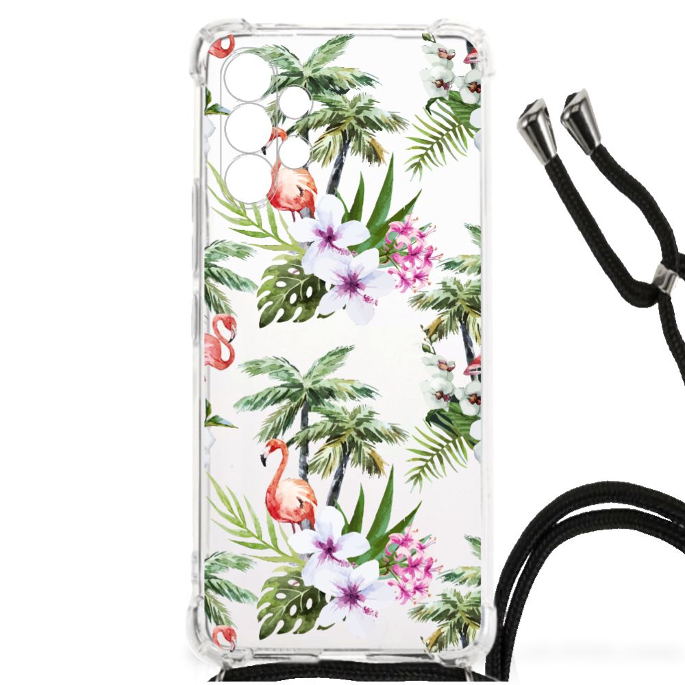 Samsung Galaxy A13 4G Case Anti-shock Flamingo Palms B2C Telecom