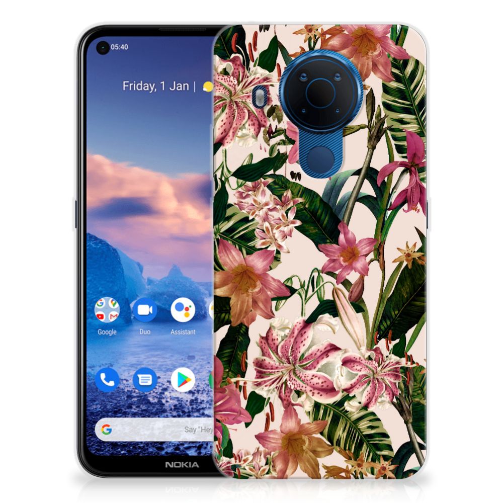 Nokia 5.4 TPU Case Flowers