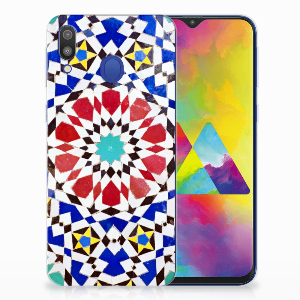 Samsung Galaxy M20 (Power) TPU Siliconen Hoesje Mozaïek
