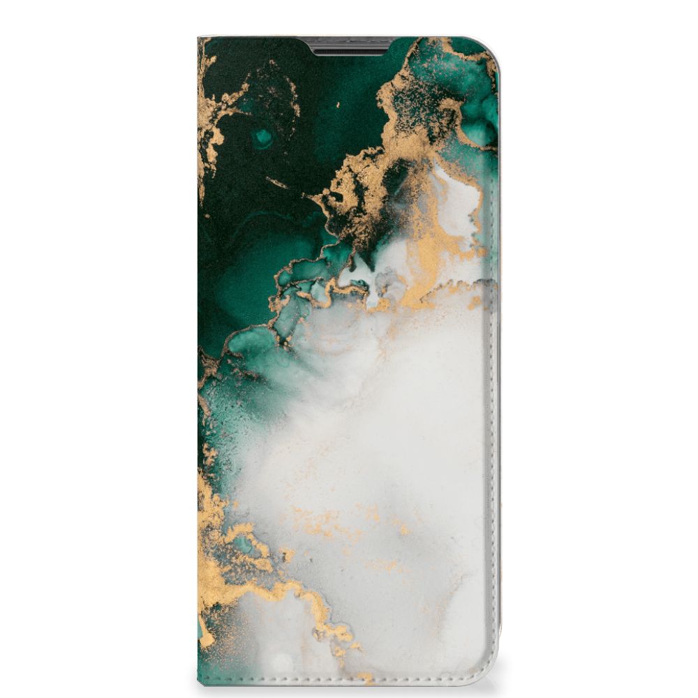 Standcase voor Nokia G50 Marmer Groen - B2C Telecom