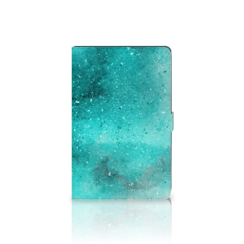 Hoes Lenovo Tab M10 Plus 3rd Gen 10.6 inch Painting Blue