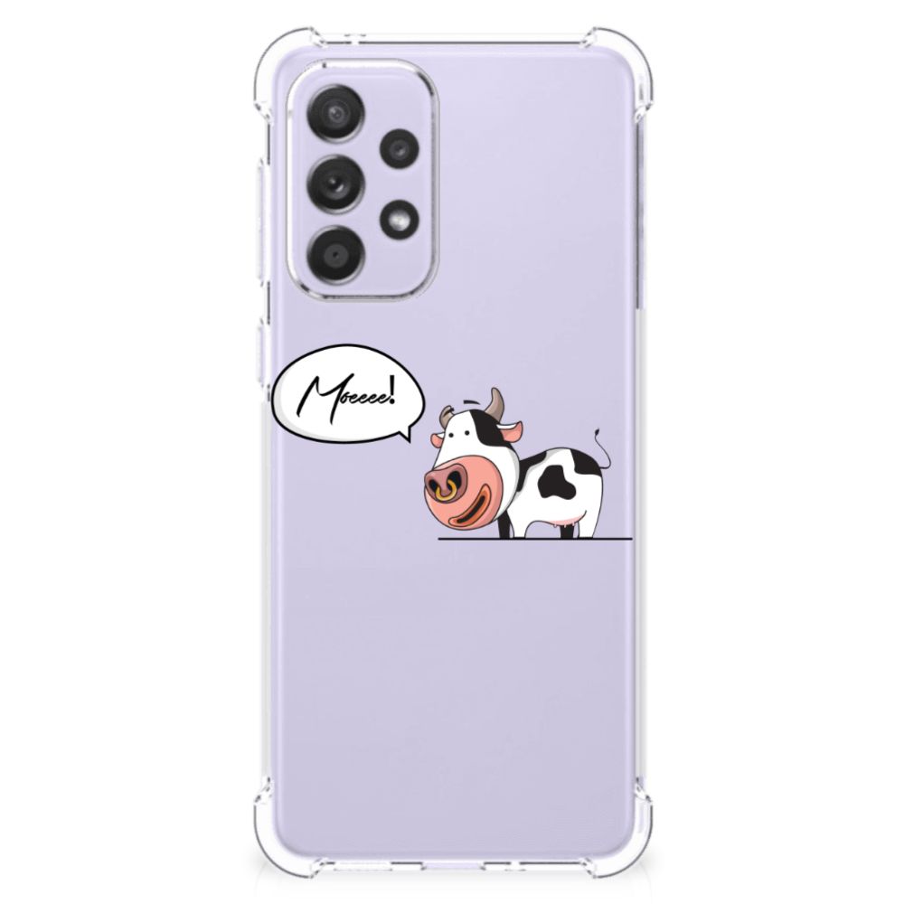 Samsung Galaxy A33 Stevig Bumper Hoesje Cow B2C Telecom