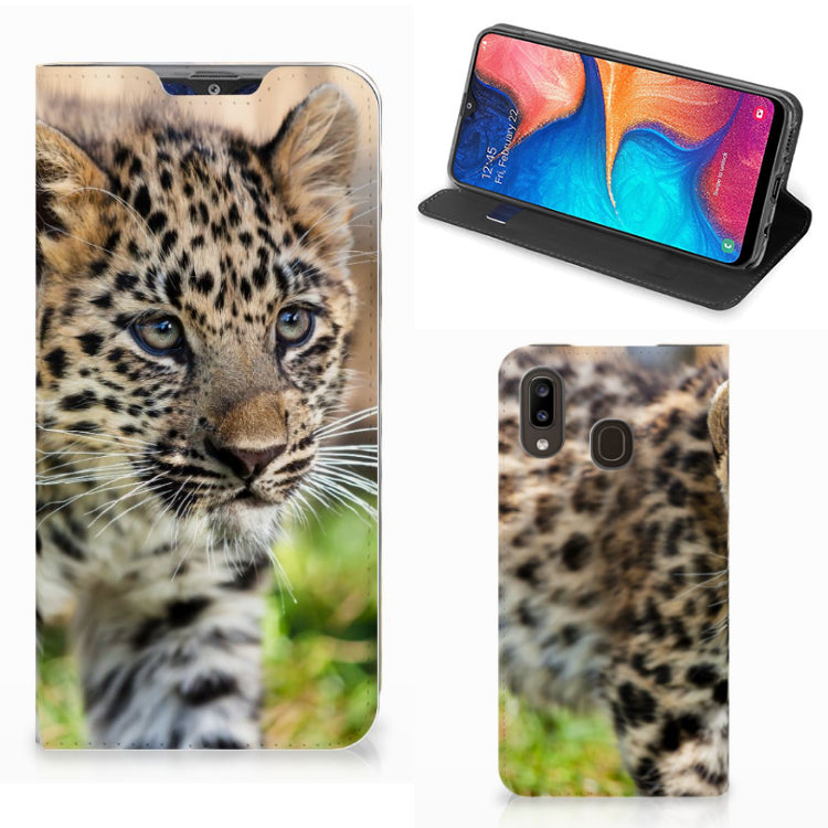 Samsung Galaxy A30 Hoesje maken Baby Luipaard