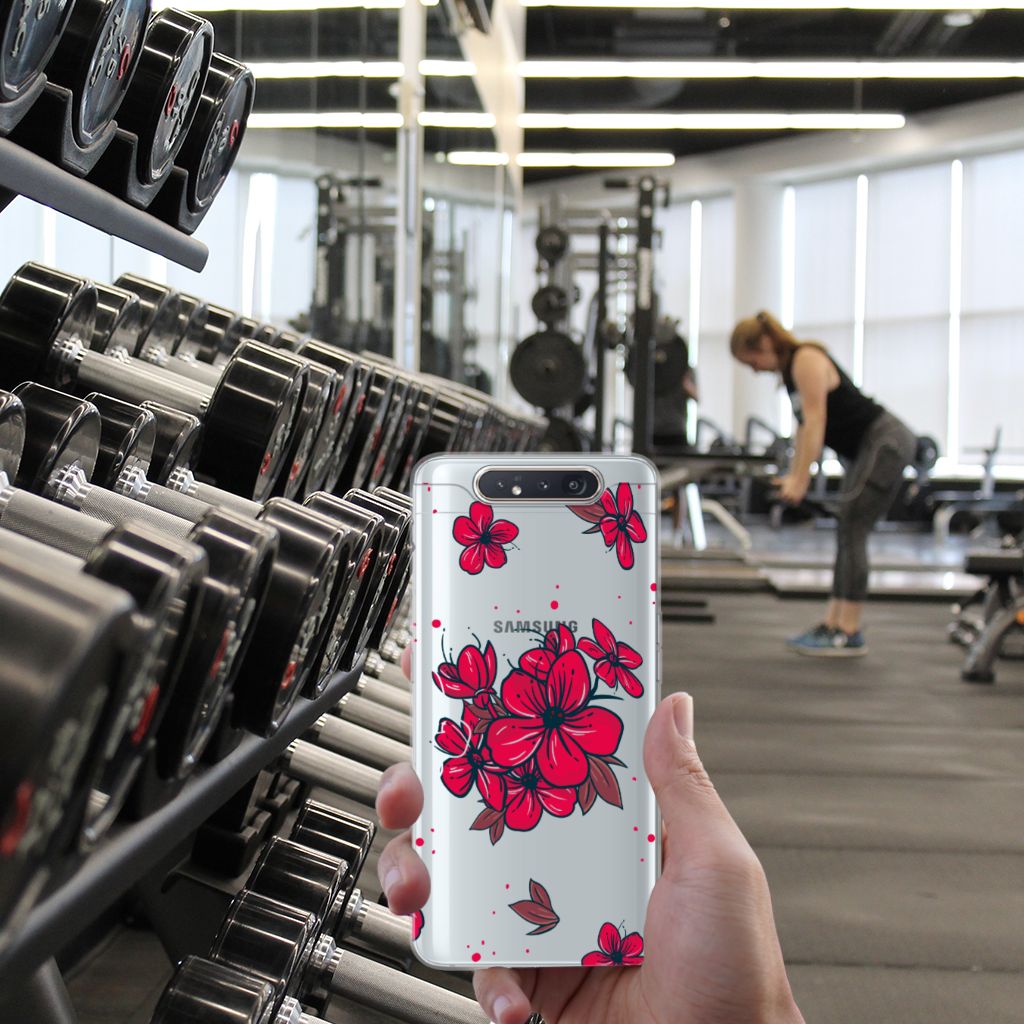 Samsung Galaxy A80 TPU Case Blossom Red