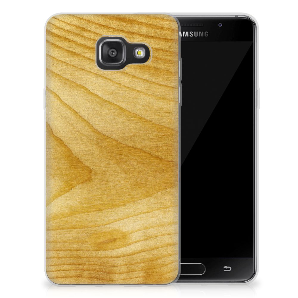 Samsung Galaxy A3 2016 Bumper Hoesje Licht Hout