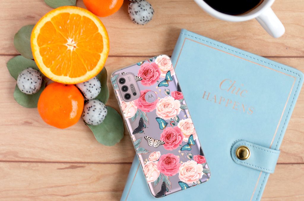 Motorola Moto G30 | G10 TPU Case Butterfly Roses B2C Telecom