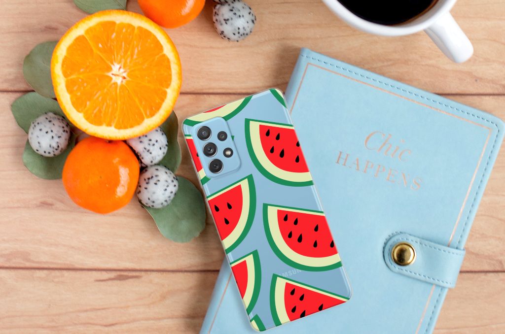 Samsung Galaxy A72 Siliconen Case Watermelons B2C Telecom