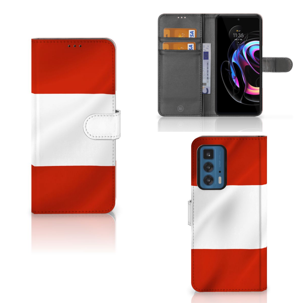 Motorola Edge 20 Pro Bookstyle Case Oostenrijk