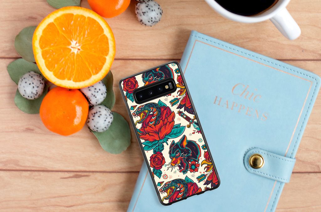 Grip Case voor Samsung Galaxy S10+ Old Skool B2C Telecom
