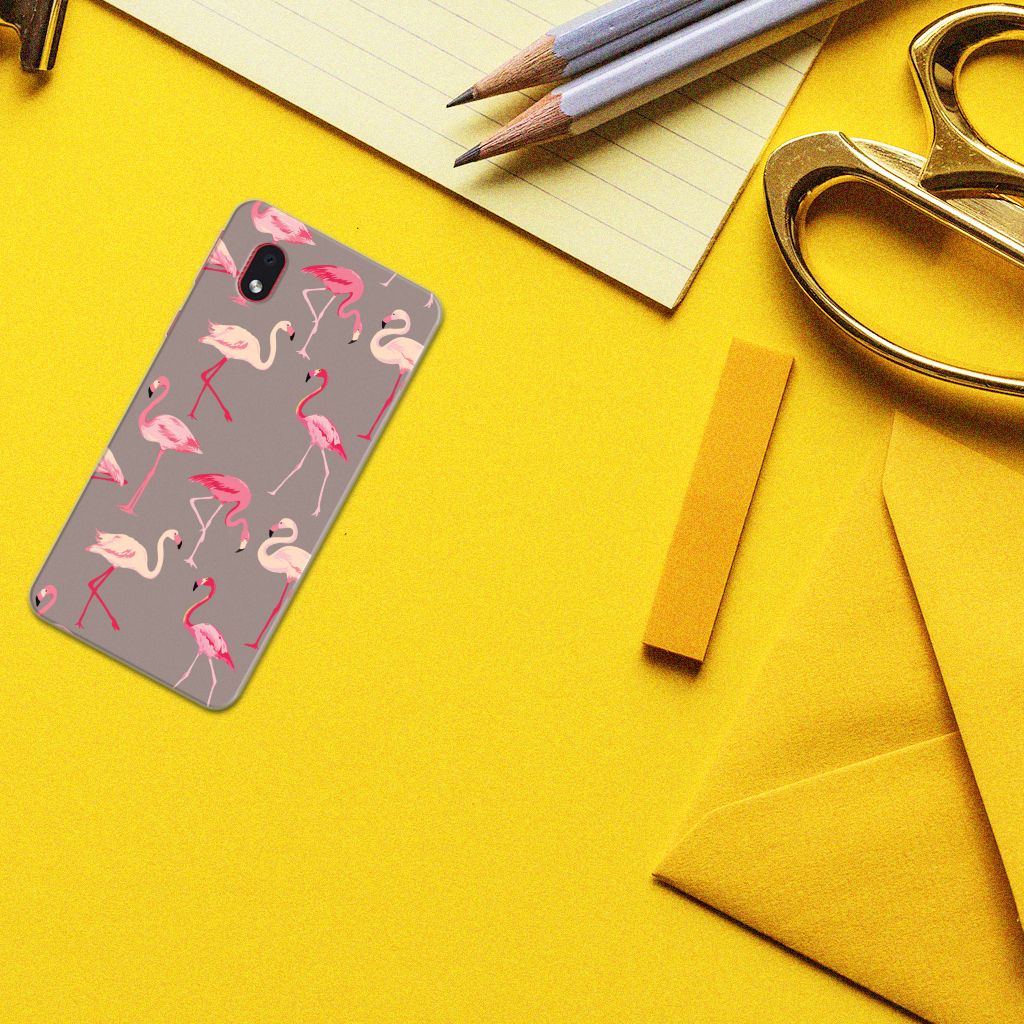 Samsung Galaxy A01 Core TPU Hoesje Flamingo