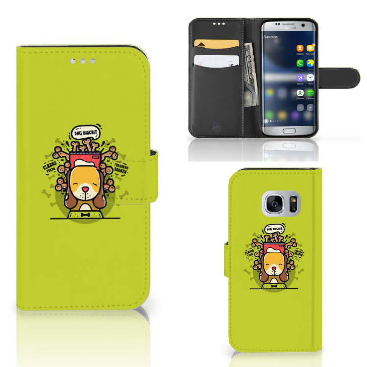 Samsung Galaxy S7 Leuk Hoesje Doggy Biscuit