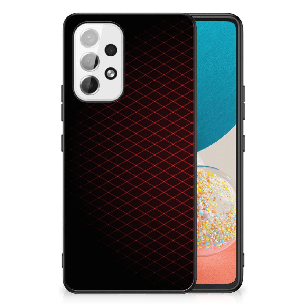 Samsung Galaxy A53 Back Case Geruit Rood
