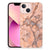 iPhone 13 mini TPU Siliconen Hoesje Marmer Oranje B2C Telecom