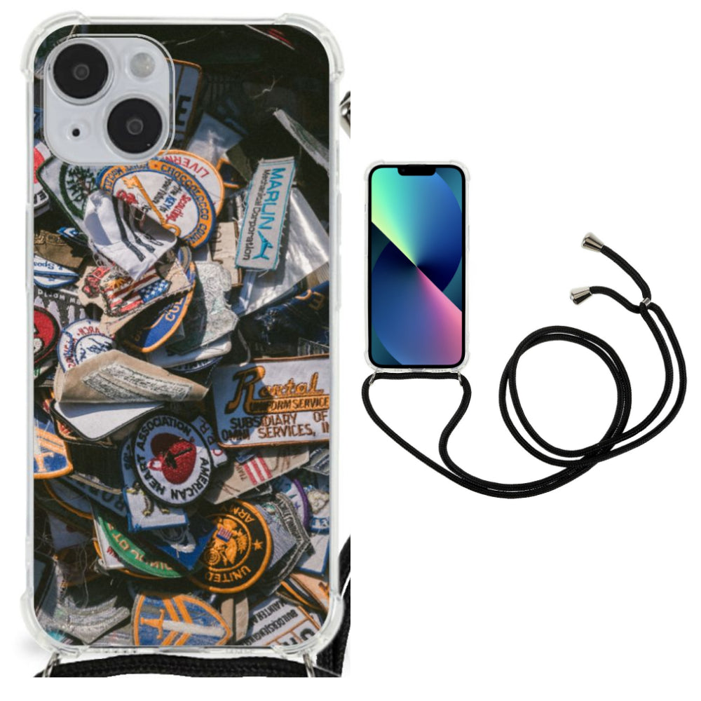 iPhone 14 Plus Anti-shock Hoesje met foto Badges