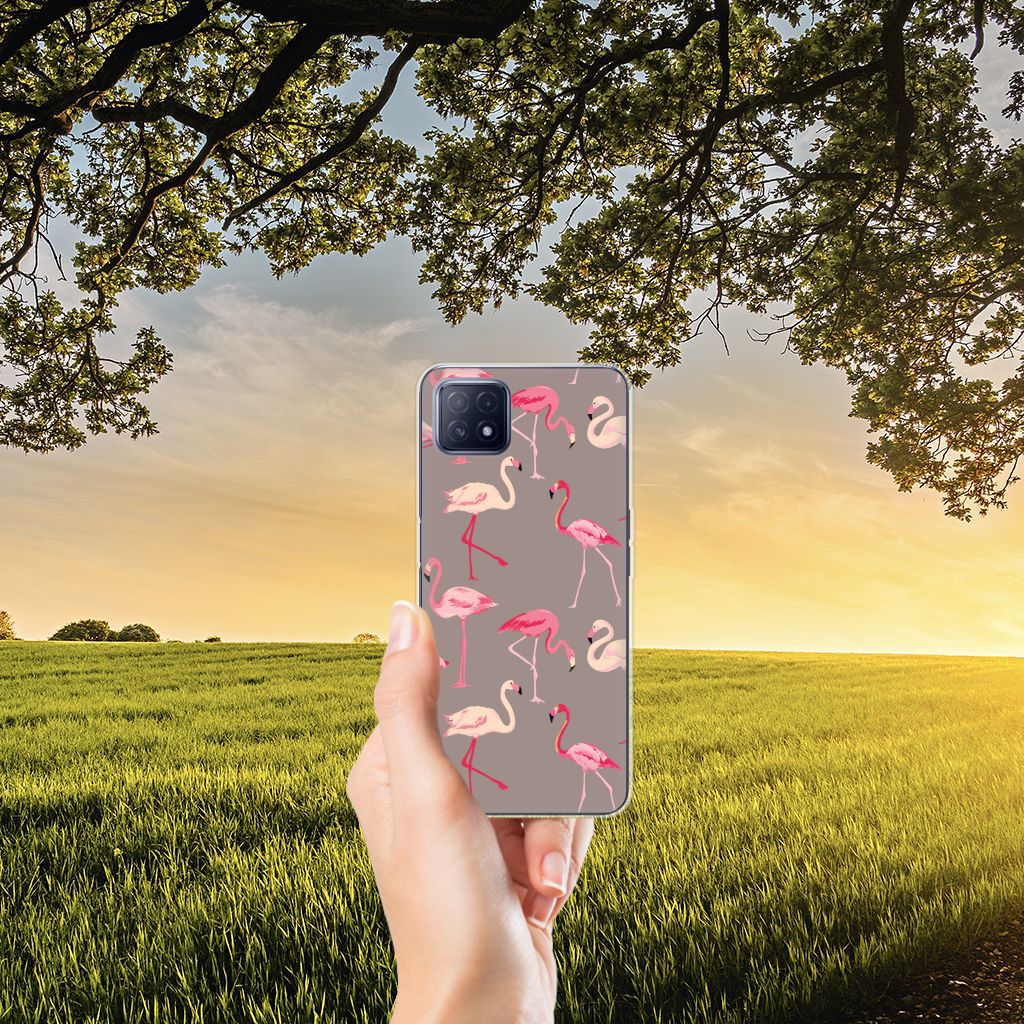 OPPO A53 5G | OPPO A73 5G TPU Hoesje Flamingo B2C Telecom