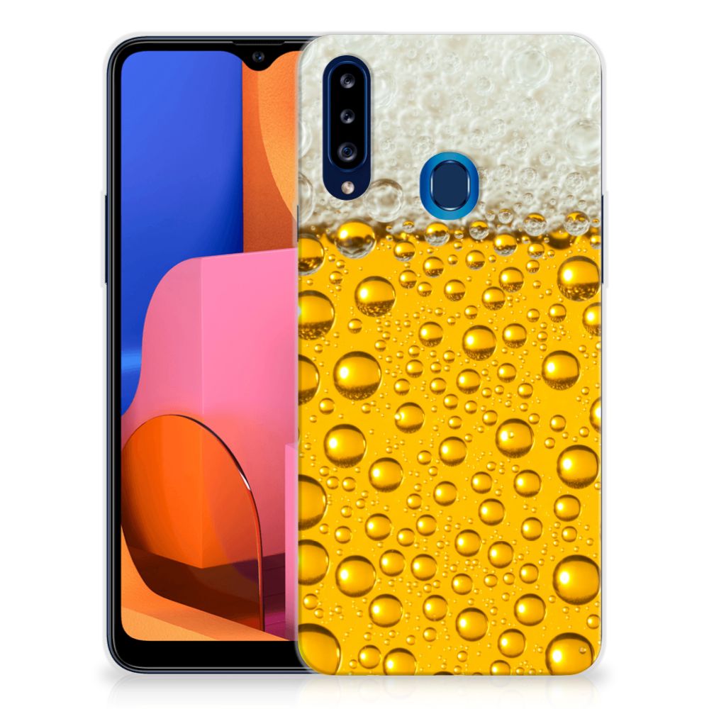 Samsung Galaxy A20s Siliconen Case Bier