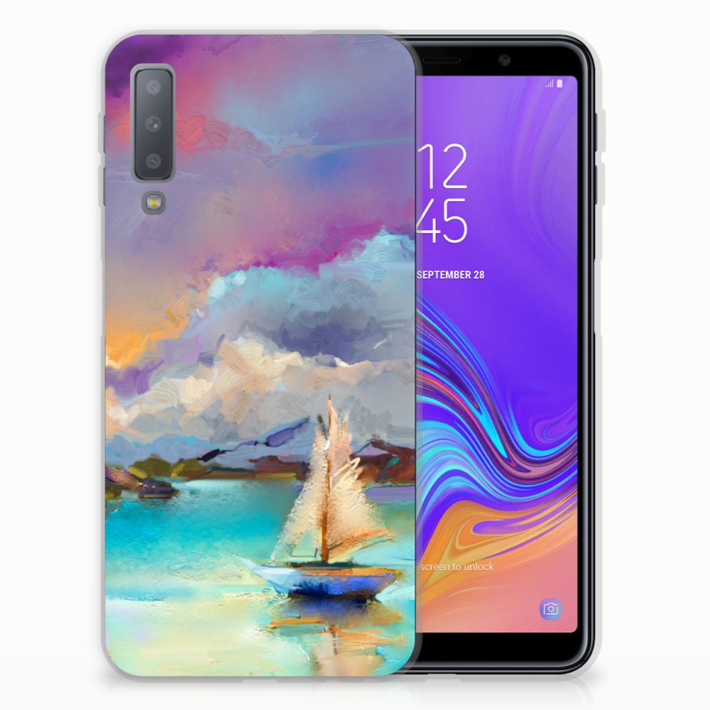Hoesje maken Samsung Galaxy A7 (2018) Boat