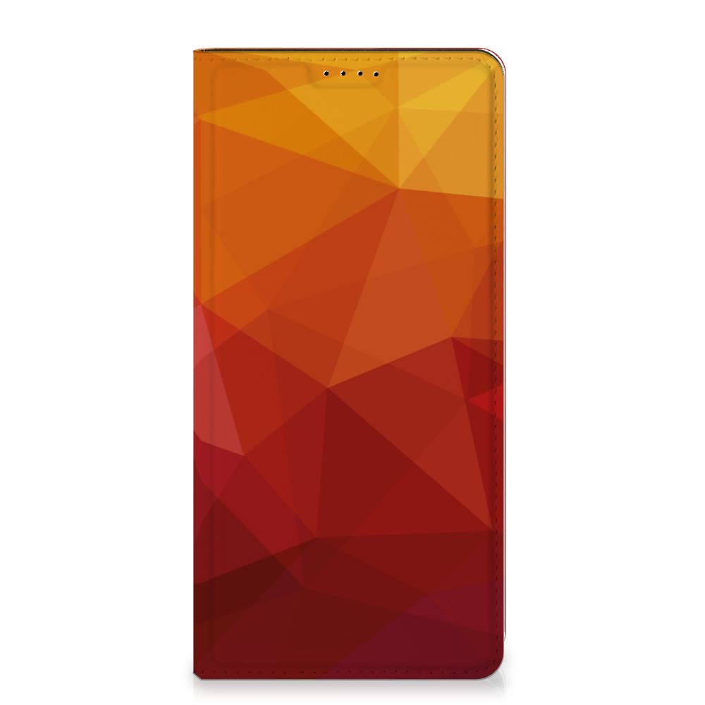 Stand Case voor Samsung Galaxy A15 Polygon Red