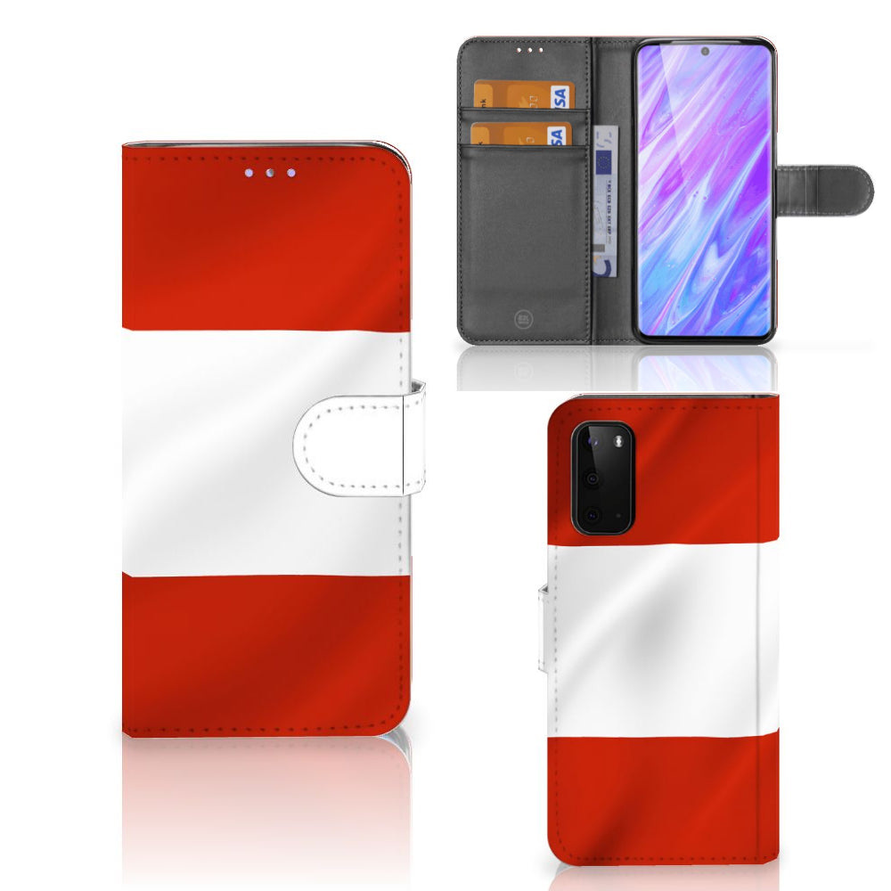 Samsung Galaxy S20 Bookstyle Case Oostenrijk