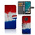 Nokia G50 Bookstyle Case Nederland met artistiek design van de Nederlandse vlag en ruimte voor pasjes.