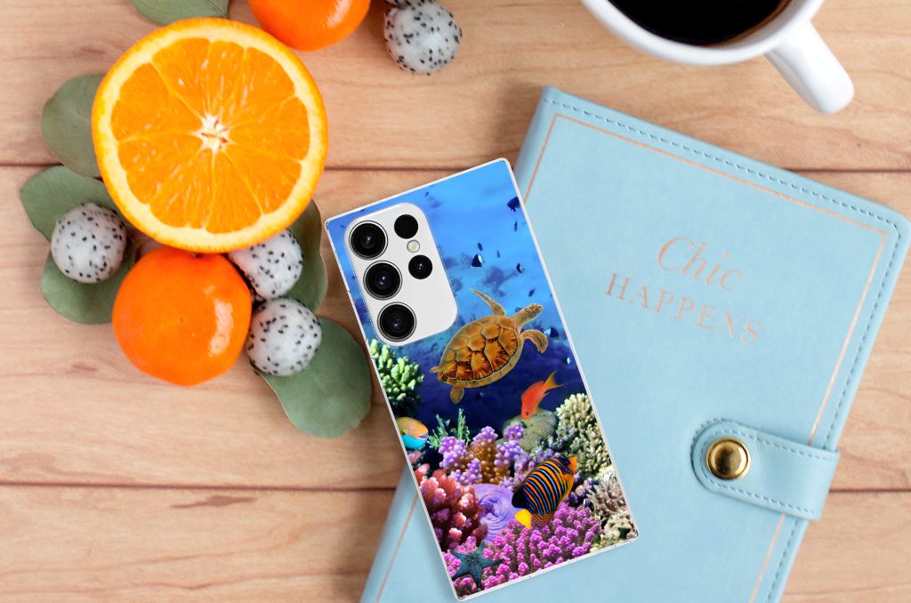 Samsung Galaxy S23 Ultra TPU Hoesje Vissen B2C Telecom