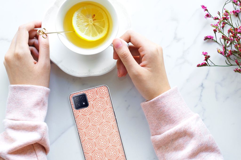 OPPO A53 5G | OPPO A73 5G TPU bumper Pattern Orange B2C Telecom