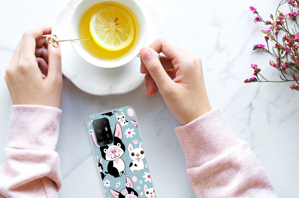 OPPO A94 5G | Reno5 Z TPU Hoesje Hondjes B2C Telecom