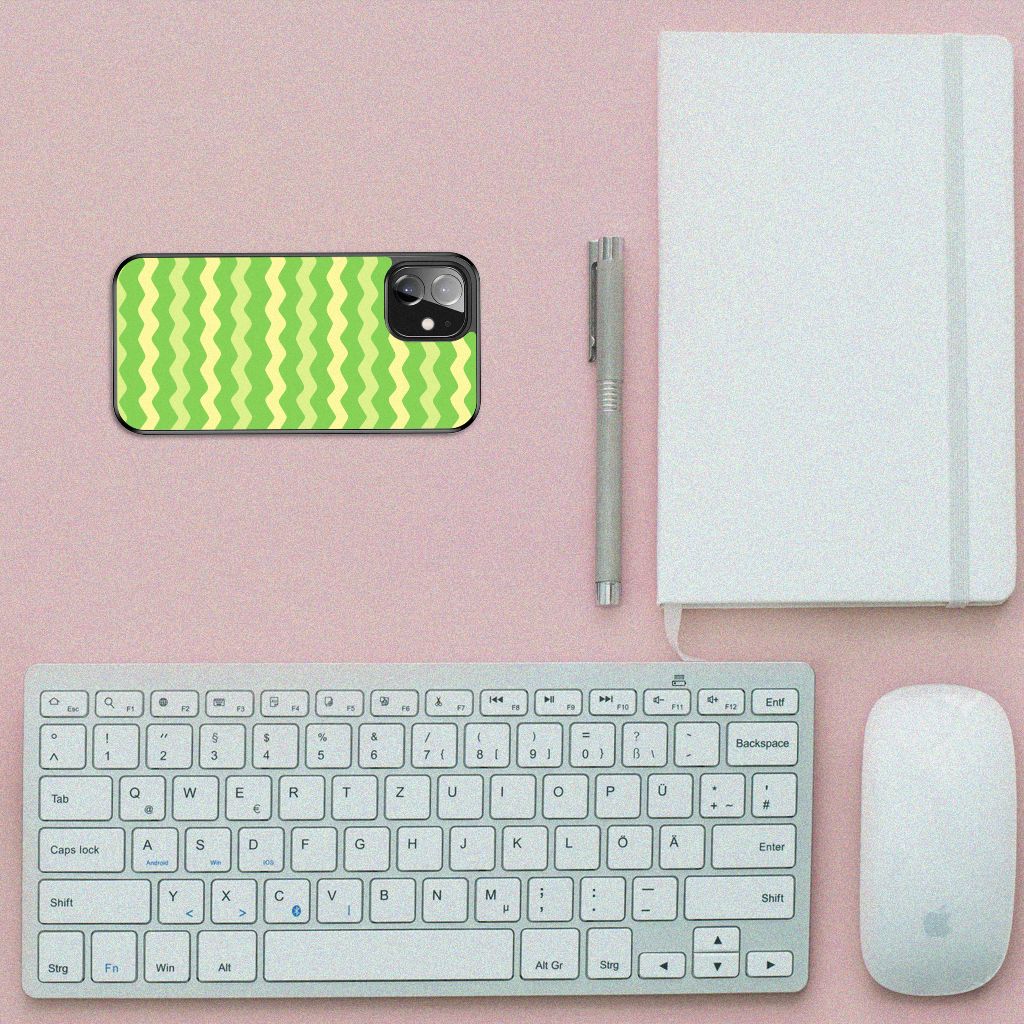 iPhone 12 Mini Bumper Case Waves Green B2C Telecom
