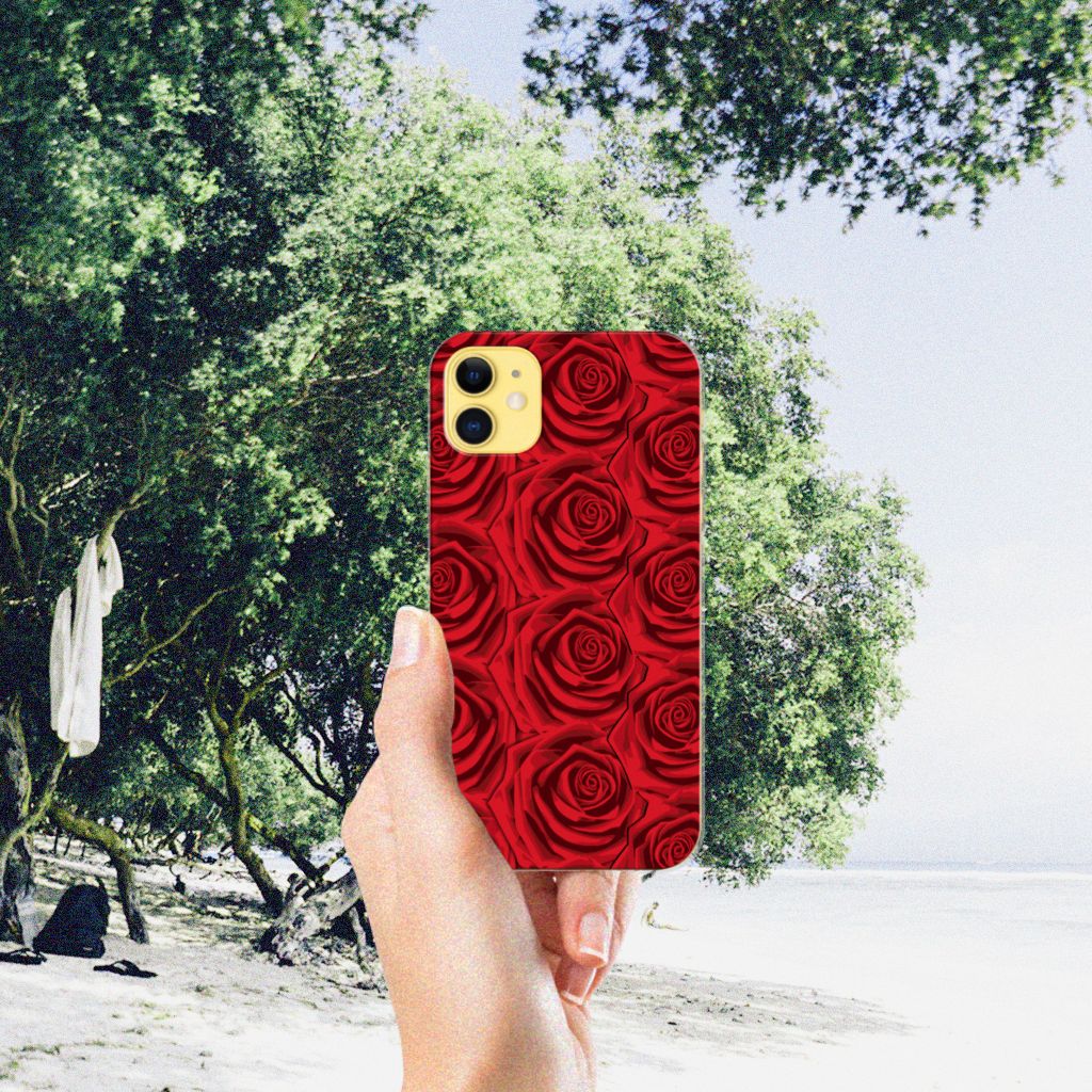 Apple iPhone 11 TPU Case Red Roses