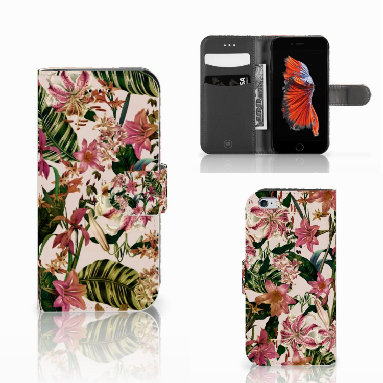 Apple iPhone 6 | 6s Hoesje Flowers