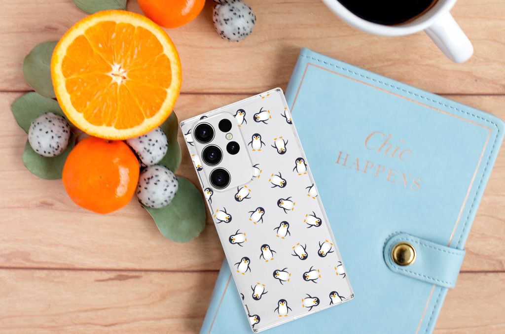 TPU bumper voor Samsung Galaxy S23 Ultra Pinguïn B2C Telecom