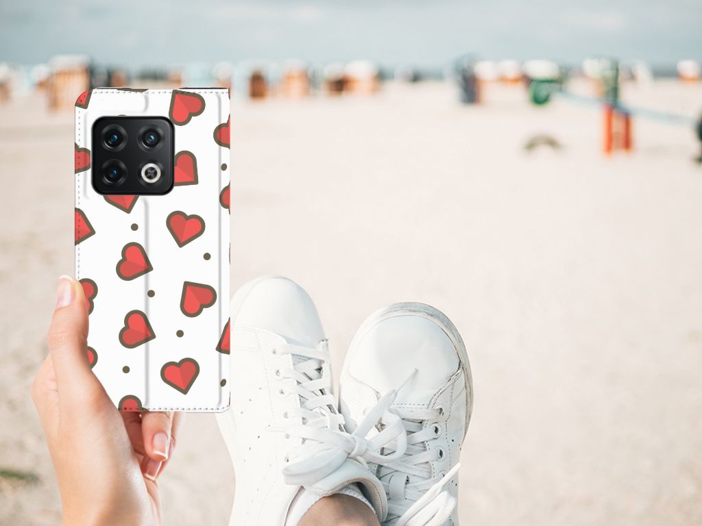 OnePlus 10 Pro Hoesje met Magneet Hearts - B2C Telecom